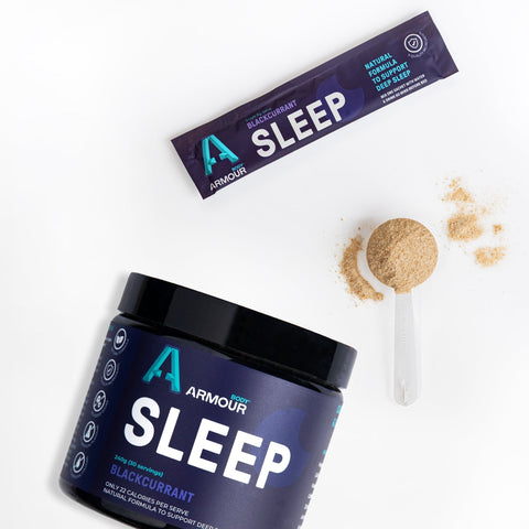 sleep powder in sachets and tubs